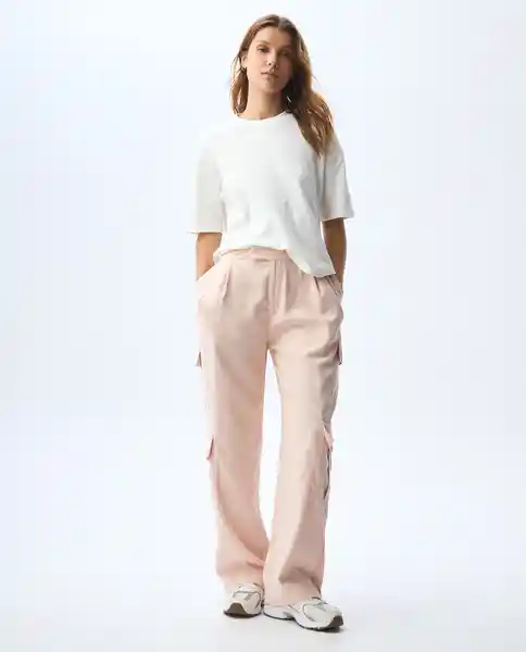 Pantalón Mujer Rosado Talla 10 631G000_ROS141310 Americanino