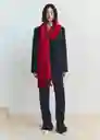 Bufanda Sweet Rojo Talla 99 Mujer Mango