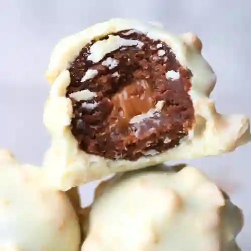 Trufas de Brownie y Chocolate Blanco X 8