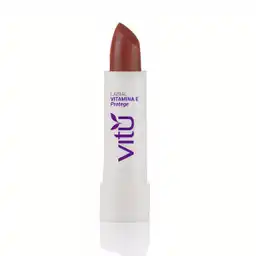 Vitu Labial con Vitamina E Tono Granate