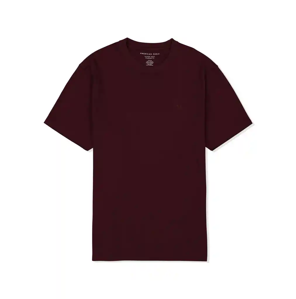 Camiseta Borgoña Talla Large Hombre American Eagle