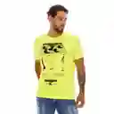 Pilatos Camiseta Manga Corta Presence Amarillo Neón Talla L