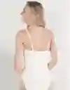 Enterizo Aerie Blanco Talla: LARGE 6088125 American Eagle