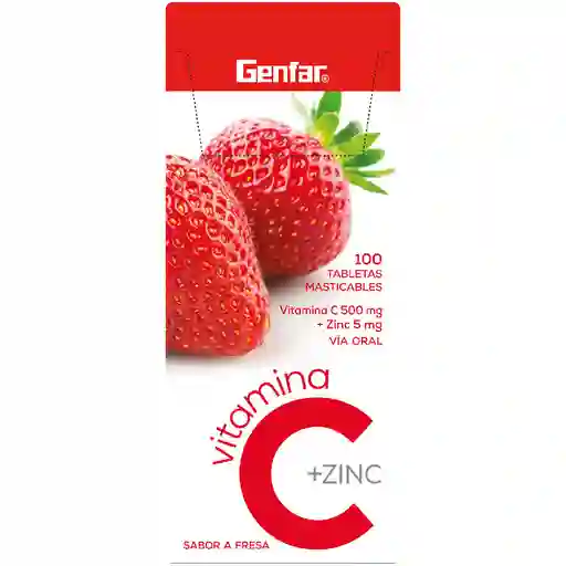 Genfar Vitamina C/ Zinc (500 mg/5 mg)
