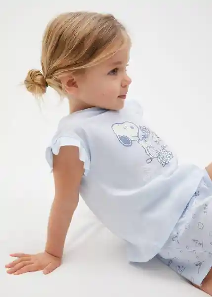 Pijama Valerieb Celeste Talla 70 Niñas Mango