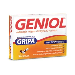 Geniol Gripa (500+30+5+10)mg