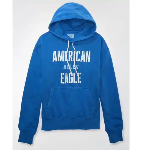 Buzo Hombre Azul Talla Medium American Eagle 01932220