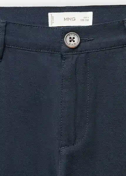 Pantalón Nico Navy Talla 07 Niños Mango