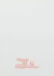 Chanclas Paupb Rosa Pastel Talla 23 Niña Mango