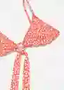 Top Bikini Bondi Rojo Talla XS Mujer Mango