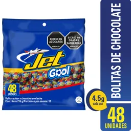 Jet Golosina Gool Baloncitos 4.5 g x 48 Und