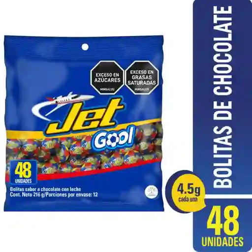 Jet Golosina Gool Baloncitos 4.5 g x 48 Und