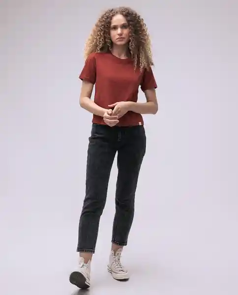  Camiseta Mujer Naranja Talla S 600D004 AMERICANINO 