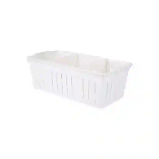 Canasta Organizador Con Divisores Blanco L Miniso