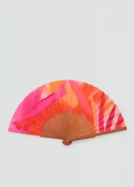Abanico Stefanp Naranja Talla 99 Mujer Mango