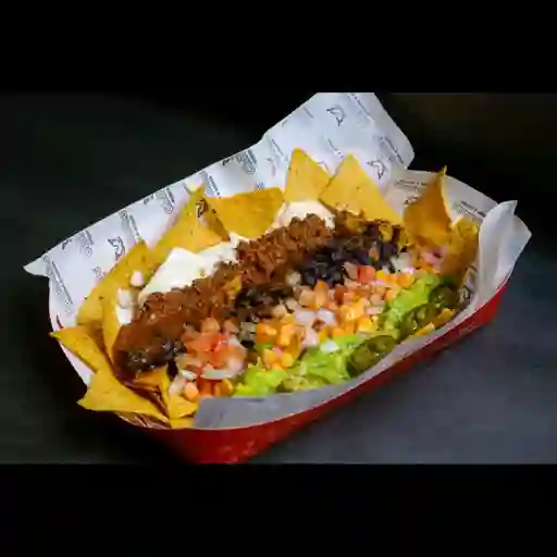 Nachos large chili cheddar