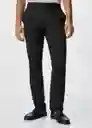 Pantalón Dublino Negro Talla 46 Hombre Mango