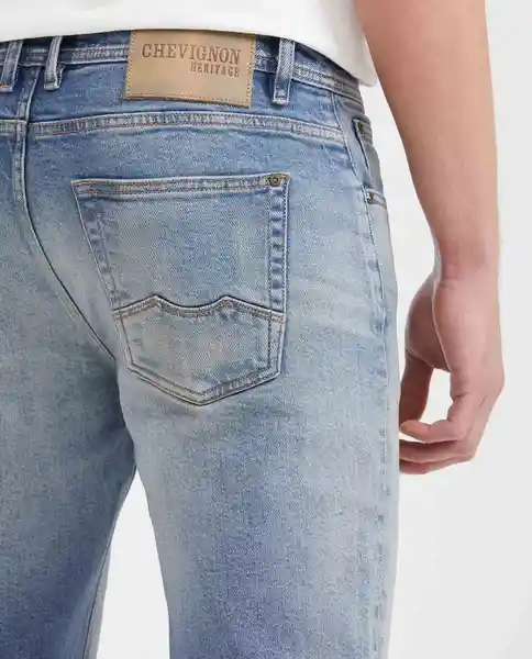 Jean Súper Slim-Rider Azul Cristalino Claro T 34/32 Chevignon
