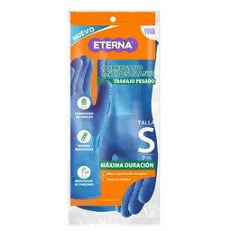 Eterna Guantes Corrugado Antideslizante Azul Talla S