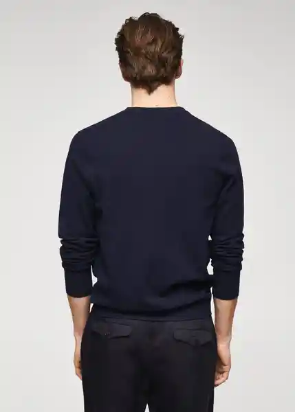 Saco Jersey Avena Navy Talla S Hombre Mango