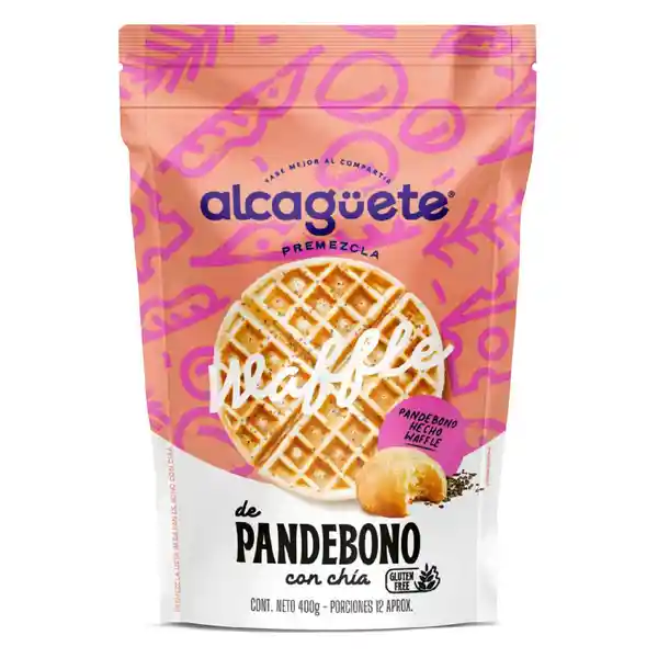 Alcaguete Premezcla Waffle Pandebono Con Chia