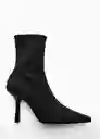 Botines Glo Negro Talla 39 Mujer Mango
