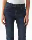Jean High Cosmo Oscuro Azul Francés Medio Talla 4 Chevignon