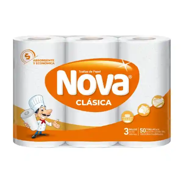 Nova Toalla Clásica Doble Hoja