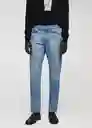 Pantalón Jean Ben Tejano Medio Talla 44 Hombre Mango