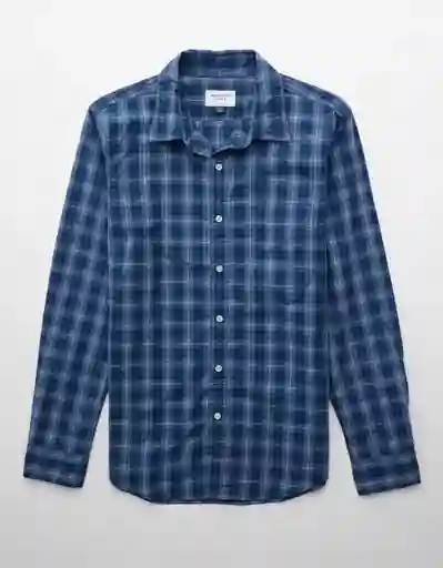 Camisa Hombre Azul Talla SMALL 2722415 American Eagle