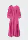 Vestido Dame-W Fucsia Talla Xs Mujer Mango