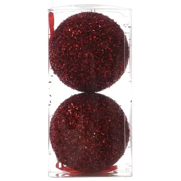 Set Bolas Rojo Pvc 12 cm 831-Mx2467-24262A Finlandek