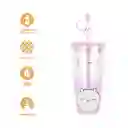 Vaso Con Doble Pared y Pitillo Chikawa Rosa 700 mL Miniso