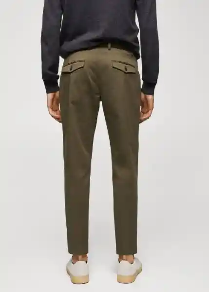 Pantalón Prato Caza Talla 38 Hombre Mango