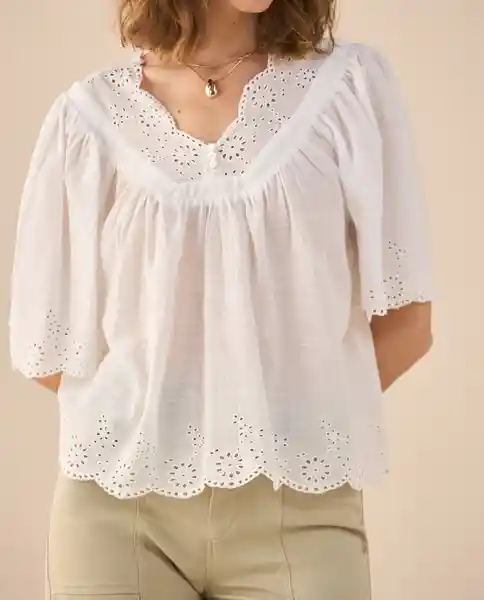 Camisa Blanco Puro Claro Talla S 611G200 Esprit