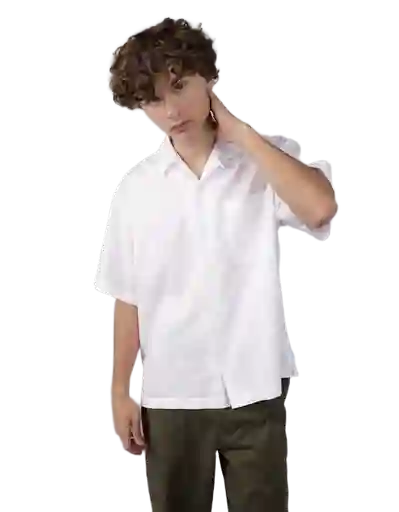 Camisa Hombre Blanco Talla: MEDIUM 2734100 American Eagle
