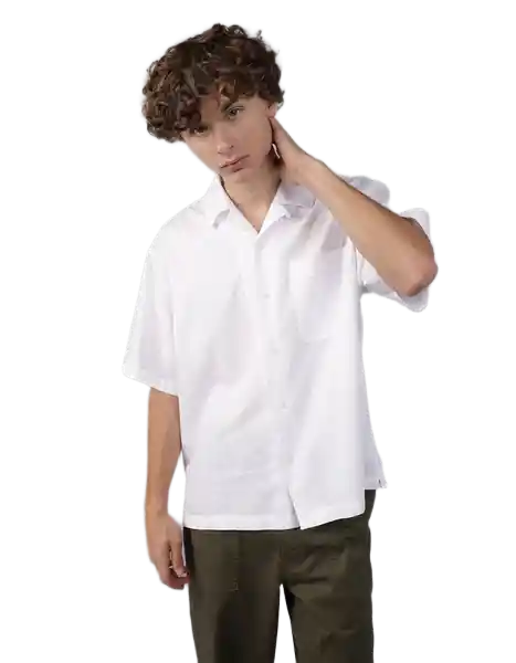 Camisa Hombre Blanco Talla: MEDIUM 2734100 American Eagle