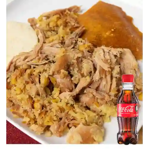 Combo Plato Lechona Personal +Cocacola Orig 250ml