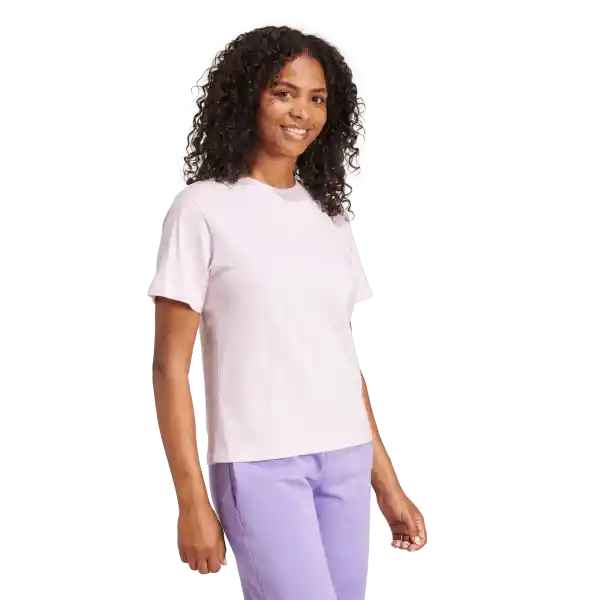 Adidas Camiseta Sl Sj T Manga Corta Mujer Rosado Talla XS