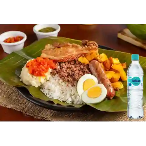 Combo Fiambre Paisa + Brisa Sin Gas 600ML