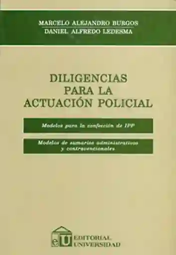 Diligencias para la actuación policial