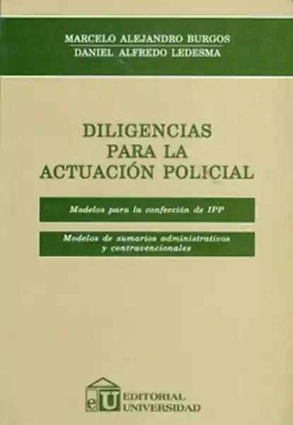 Diligencias para la actuación policial