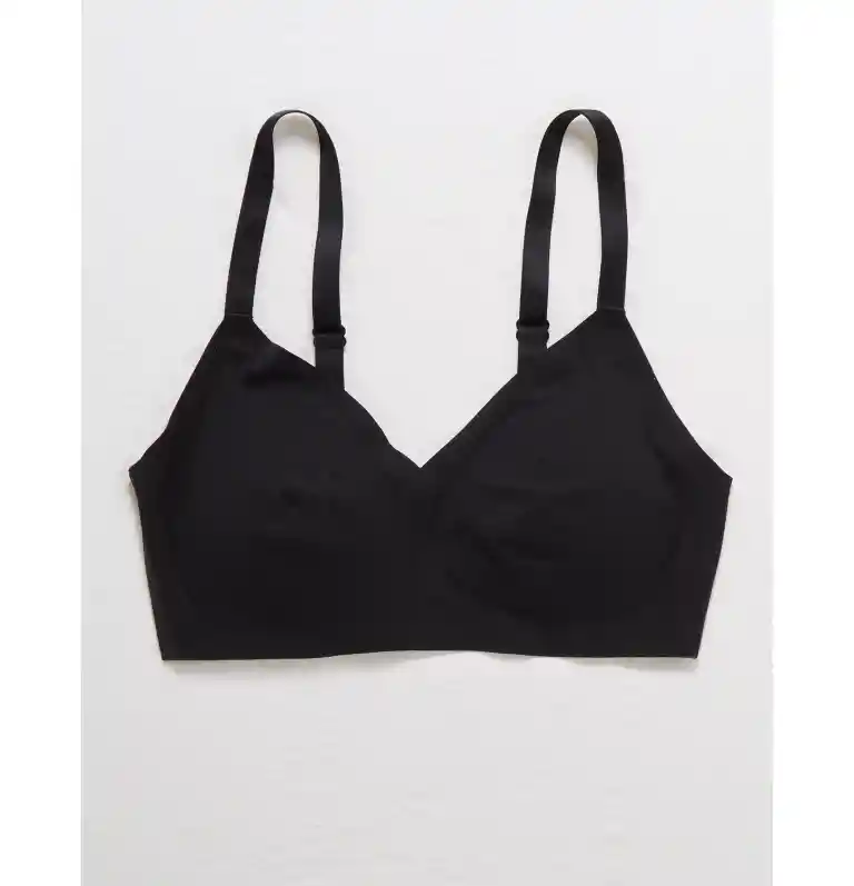 Bralette Negro Talla Large Aerie American Eagle