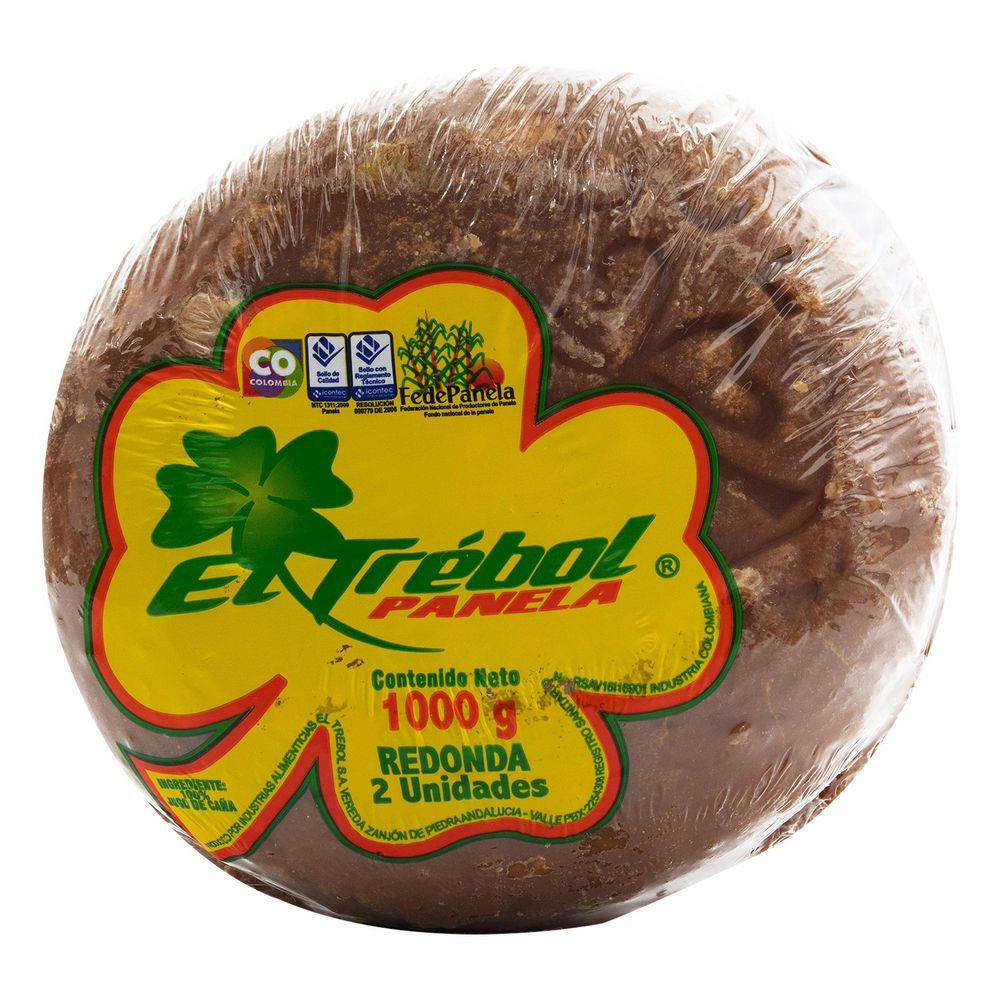 El Trébol Panela Redonda 1 g