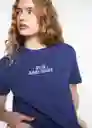 Camiseta Surf Azul Noche Talla 20 Niña Mango