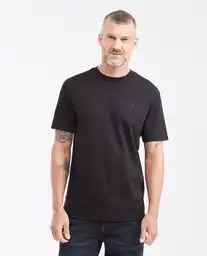Camiseta Manga Corta Water Repelent Negro Sombrio T M Chevignon