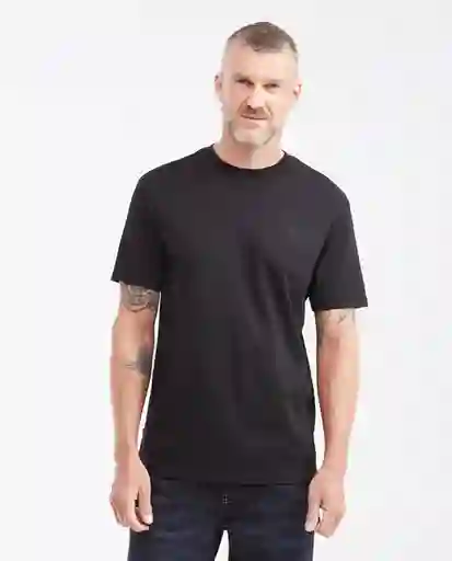 Camiseta Manga Corta Water Repelent Negro Sombrio T M Chevignon