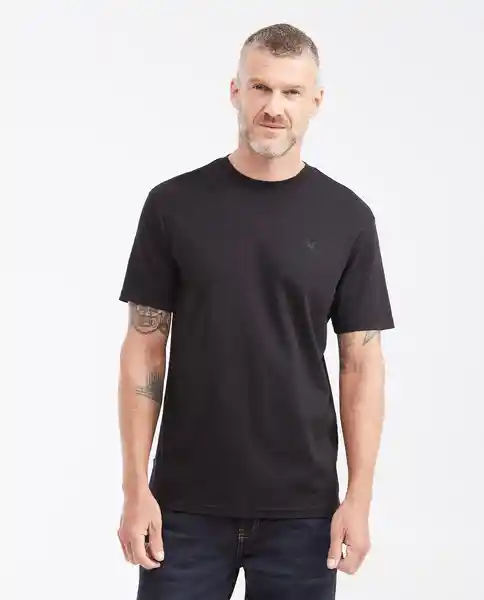 Camiseta Manga Corta Water Repelent Negro Sombrio T M Chevignon
