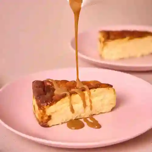 Porción Tarta Vasca Keto