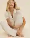 Pijama Aerie Blanco Talla Medium 1855062 American Eagle